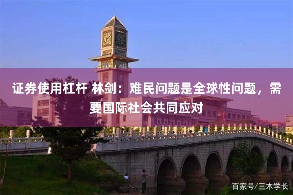 证券使用杠杆 林剑：难民问题是全球性问题，需要国际社会共同应对