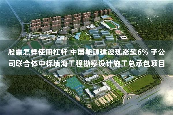 股票怎样使用杠杆 中国能源建设现涨超6% 子公司联合体中标填海工程勘察设计施工总承包项目