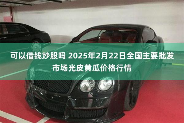 可以借钱炒股吗 2025年2月22日全国主要批发市场光皮黄瓜价格行情